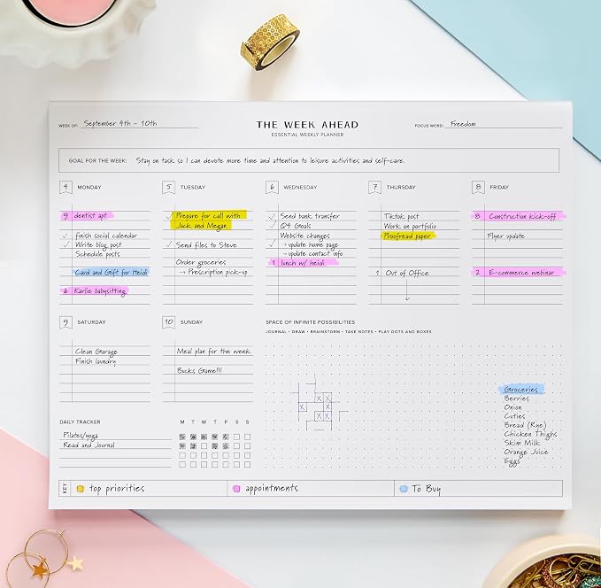 ThreeKin Essential Weekly Planner - Image 2