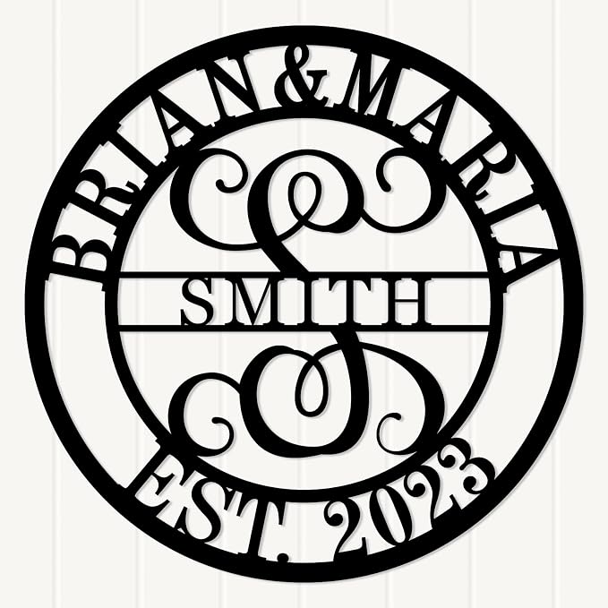 Personalized last name sign, Monogram Letter by Unknown