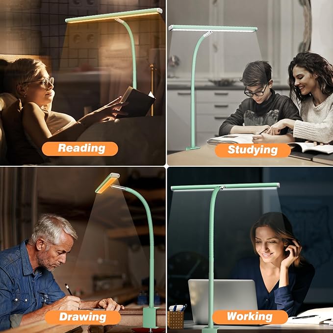 Airlonv LED Desk Lamp for Office Home, Eye-Caring Desk Light - Image 5
