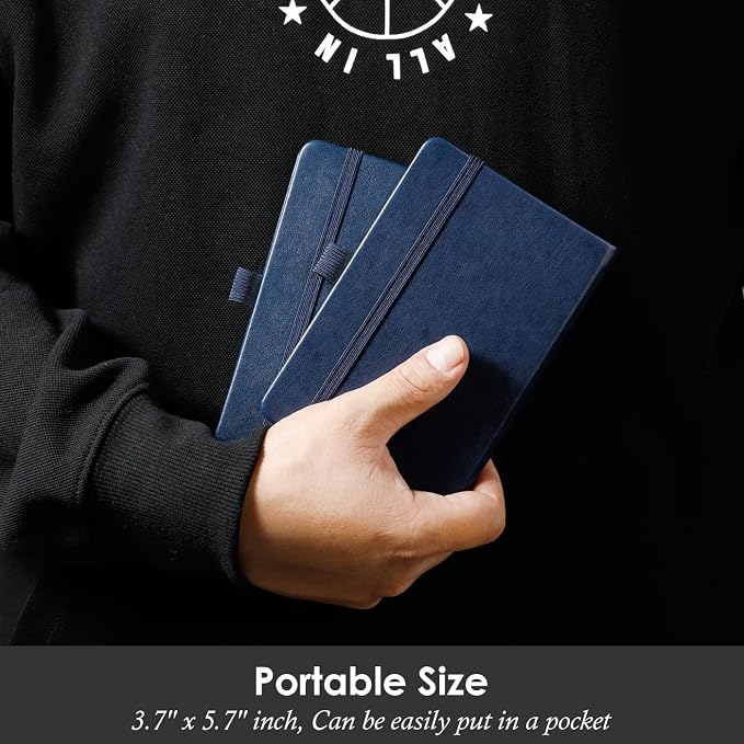 NIRMIRO Pocket Notebook Journals, 3 Pack Mini Small Notebooks - Image 6