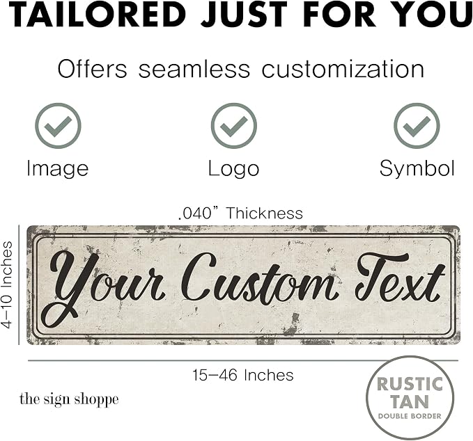 The Sign Shoppe Rustic Custom Metal Sign - Image 2