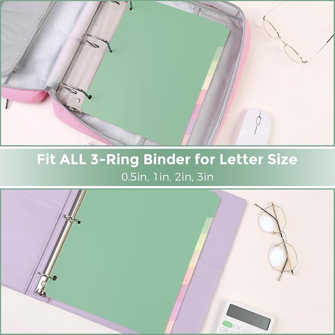 SKYDUE Durable Plastic 8-Tab Dividers - Image 2
