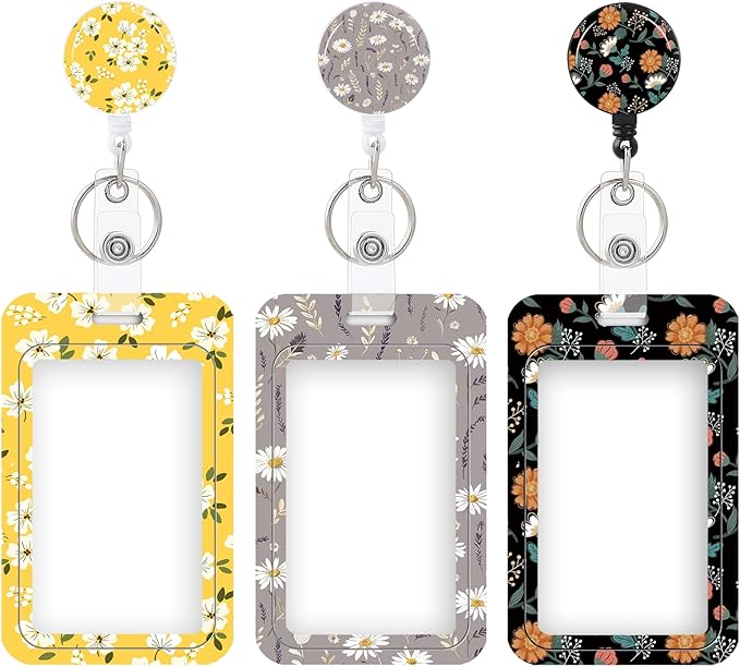 3 Set Heavy Duty Badge Holder by COOKOOKY
