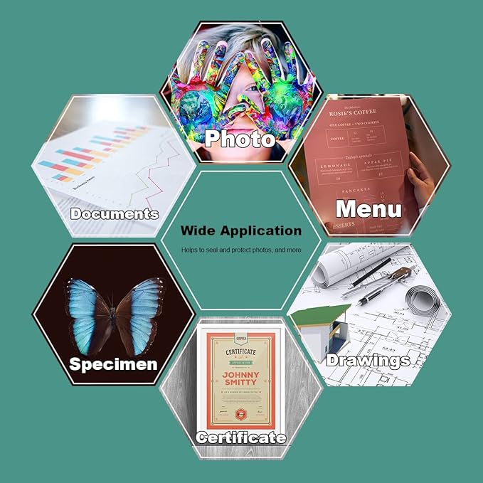 3 mil Thermal Laminating Pouches (500 Pack), BESTEASY Clear 9 x 11.5 Inch Laminating Sheet Paper for Laminator, Holds 8.5 x 11 Inch Letter Size Sheets-DeskLoop Office