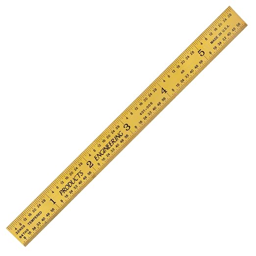 PEC Tools Flexible 6-inch Titanium Nitride Coated High Precision Carbon Steel by PECTools