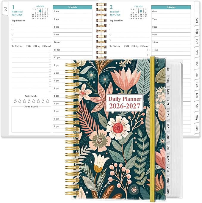 2026-2027 Daily & Monthly Planner by Heveboik