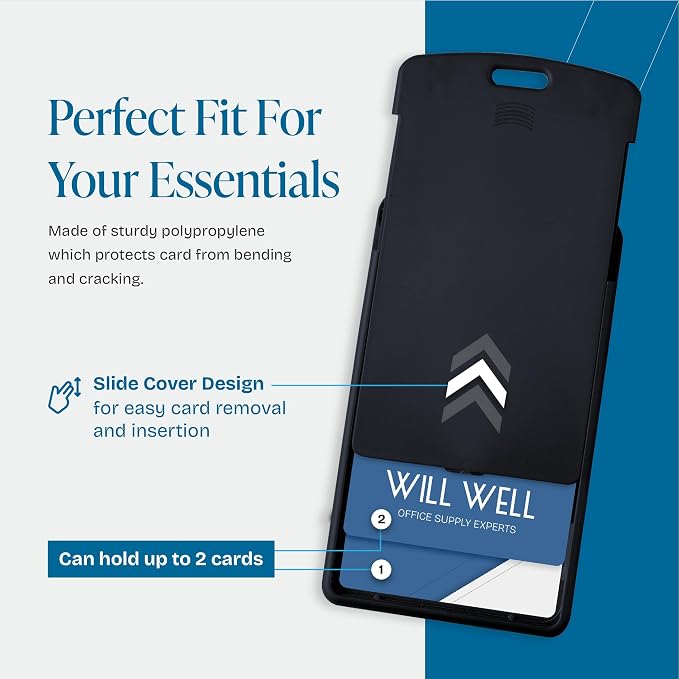 Will Well Vertical Sliding Badge Holder - Image 5