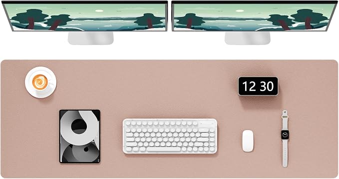 Hsurbtra Desk Pad, XXXL Extended Mouse Pad, Waterproof Desktop Blotter Protector by Hsurbtra