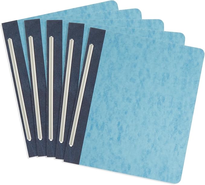 25 Blue Summit Supplies Pressboard Report Cover, Light Blue Business Report - Image 7
