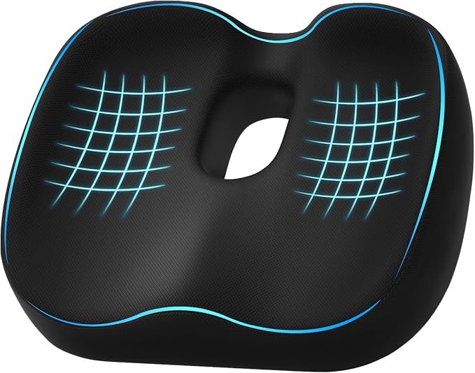 Donut Pillow Seat Cushion for Hemorrhoids & Tailbone Pressure Relief by Unknown