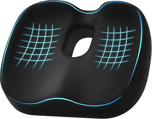 Donut Pillow Seat Cushion for Hemorrhoids & Tailbone Pressure Relief by Unknown
