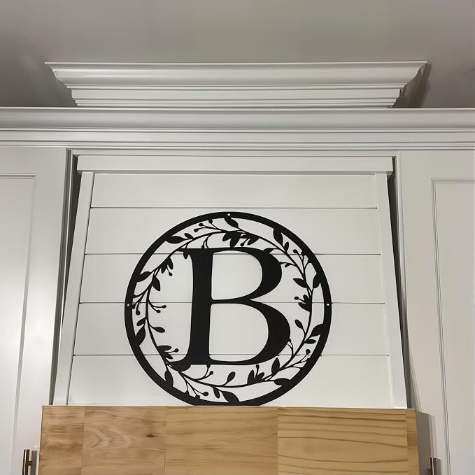 Personalized Metal Name Signs, Split Letter Monogram Wall Decor, Custom Last - Image 6