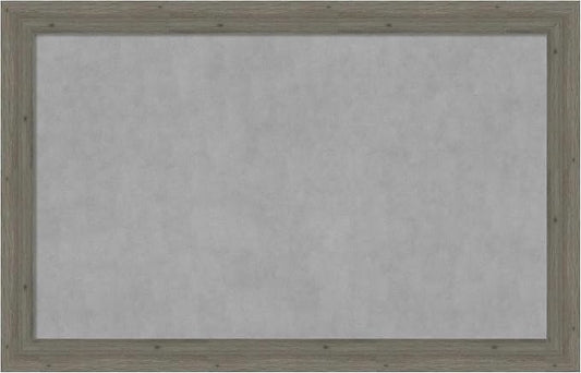 Amanti Art Grey Framed Magnetic Board 29x45 Large Vision Board by AmantiArt
