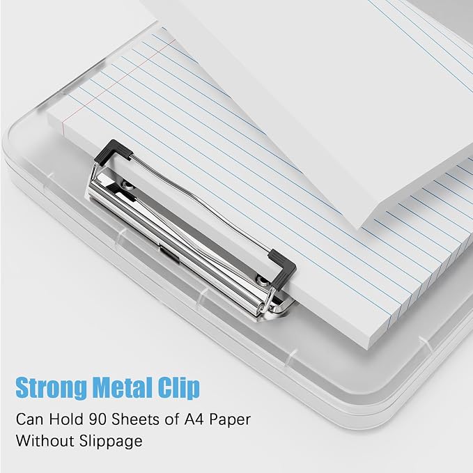 Hongri Clipboard with Storage with Pen Holder, Folder Nursing Clip Board 8.5 x - Image 5