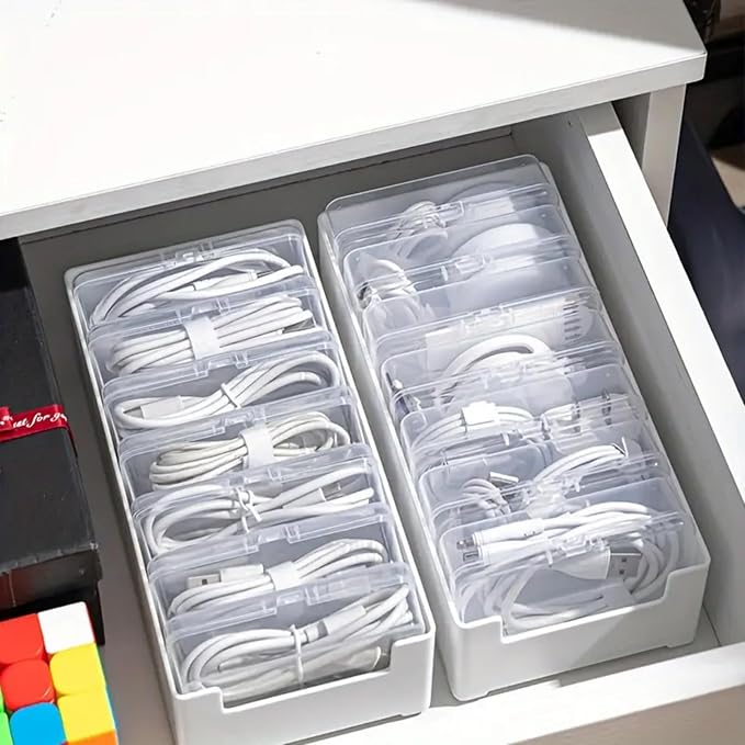 RayHenry 2 PCS Cable Organizer Box - Image 7
