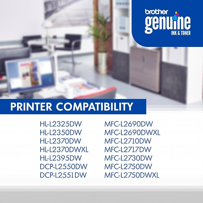 Brother Genuine High-Yield Black Toner Cartridge Twin Pack TN760 2Pk, 2 Pack | - Image 5