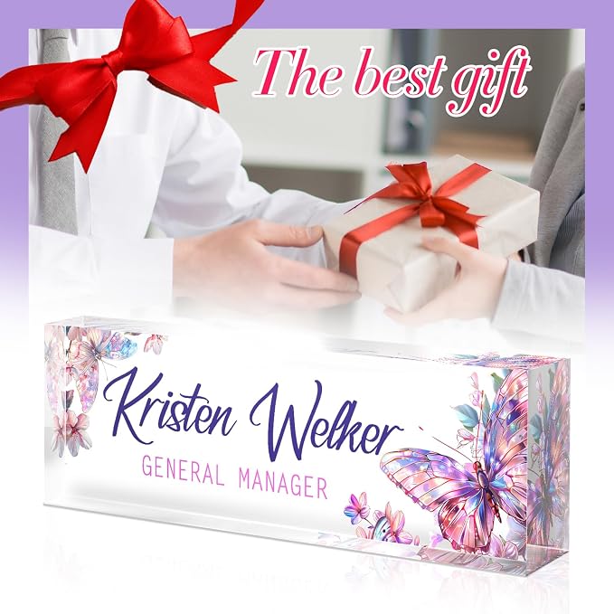 Desk Name Plate Personalized, Custom Name Plate - Image 5
