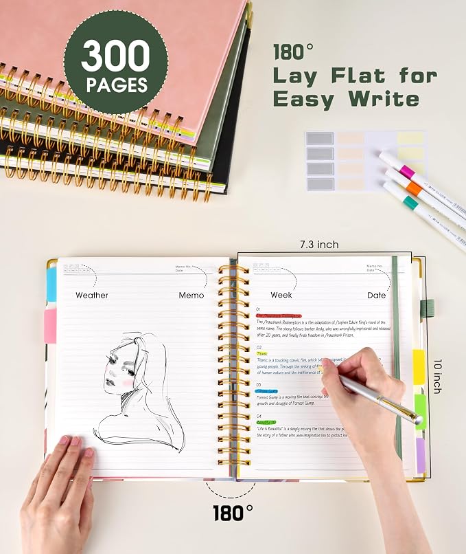 Hardcover Spiral Notebook Journal - Image 2