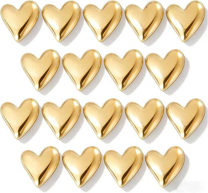 18 Pcs Heart Fridge Magnets for Refrigerator Locker Whiteboard Decor, Hold for by BESARME