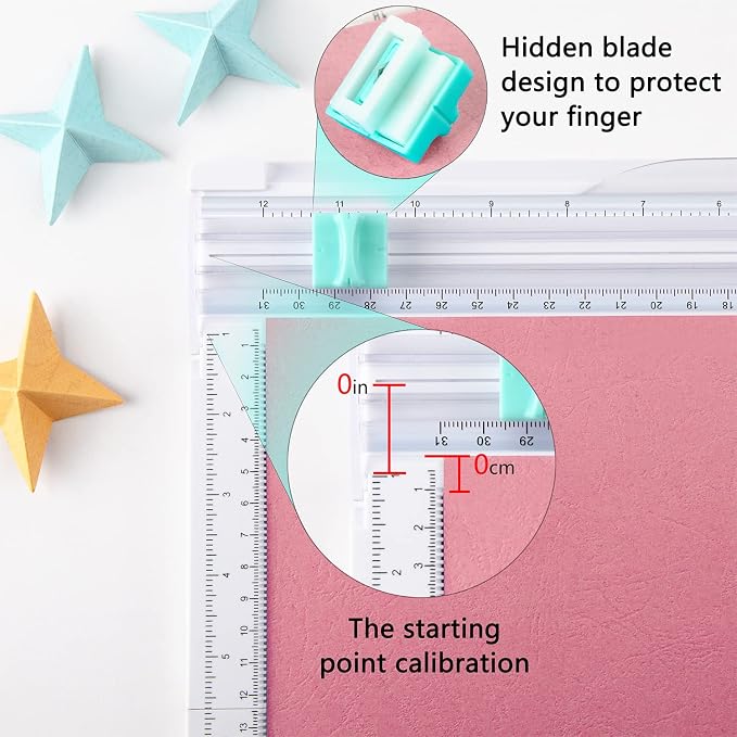 Ecraft Paper trimmer Scoring Board: 12 x12 inch craft paper cutter - Image 4