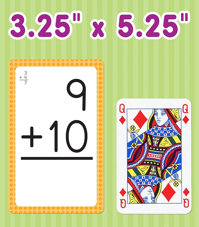 Carson Dellosa Addition, Subtraction, and Multiplication Flash Cards, 4 Sets of - Image 5