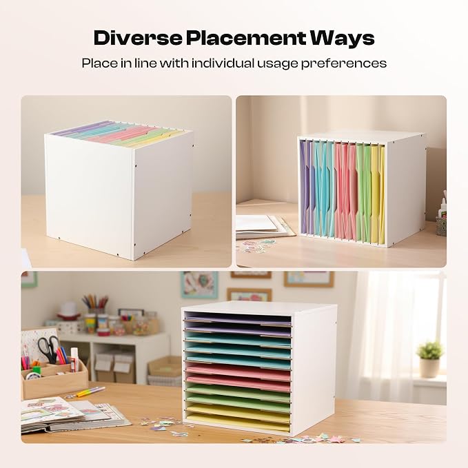 Caydo 12x12 Paper Storage Organizer - Image 6