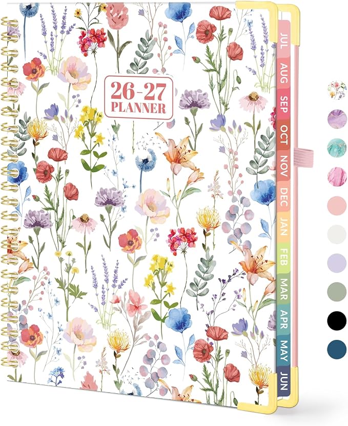 Forvencer Academic Planner 2026-2027, Hardcover Calendar Planner Weekly & by Forvencer