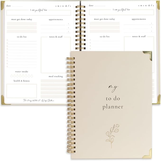 Beautiful To Do List Notebook by ZICOTO