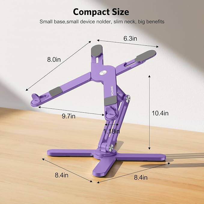 OMOTON 360° Rotating Laptop Stand Riser - Image 5