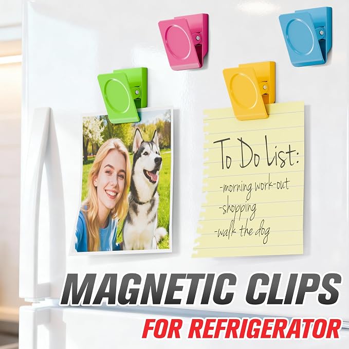 8 Pack Heavy Duty Magnetic Clips - Image 8