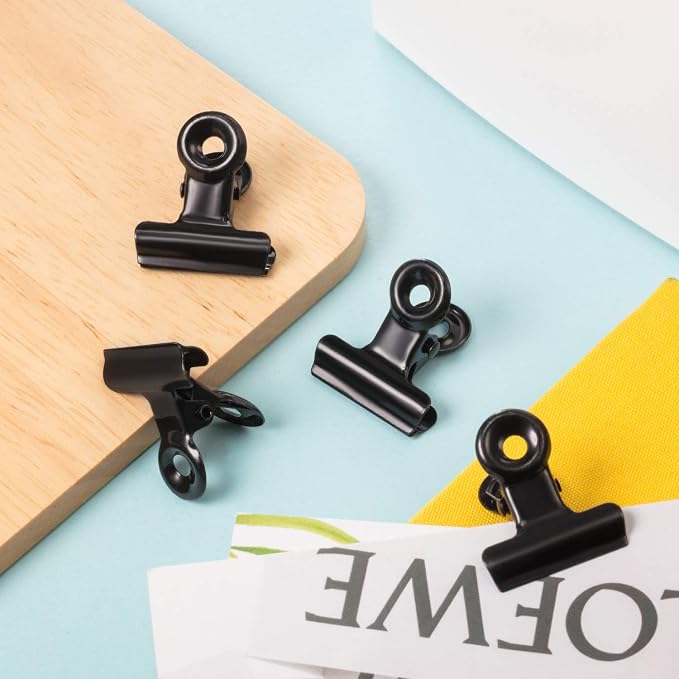 40 Pack Metal Clips 0.87 Inch Small Bull Binder Paper Clips - Image 5