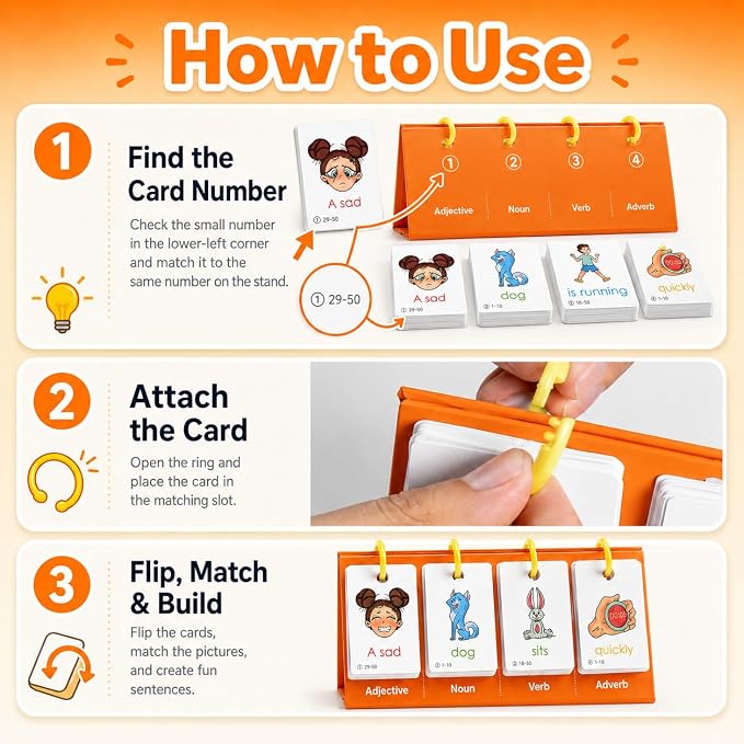 Alened Sentence Building Flash Cards - Image 6