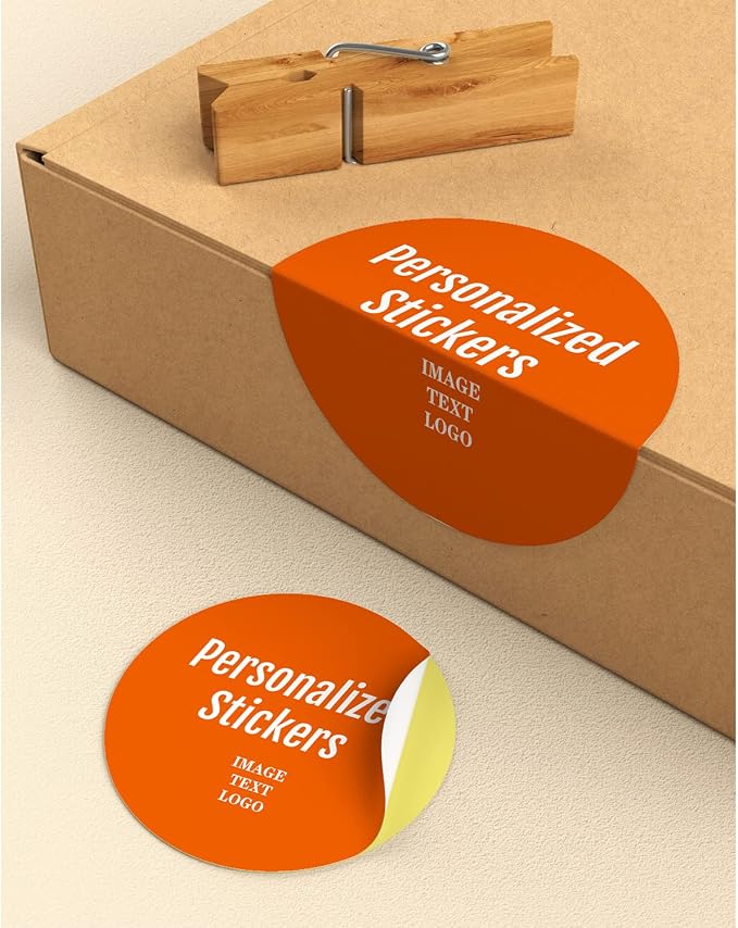 Custom Stickers for Business Logo & Personalized Stickers Text Name Image Photo - Image 7