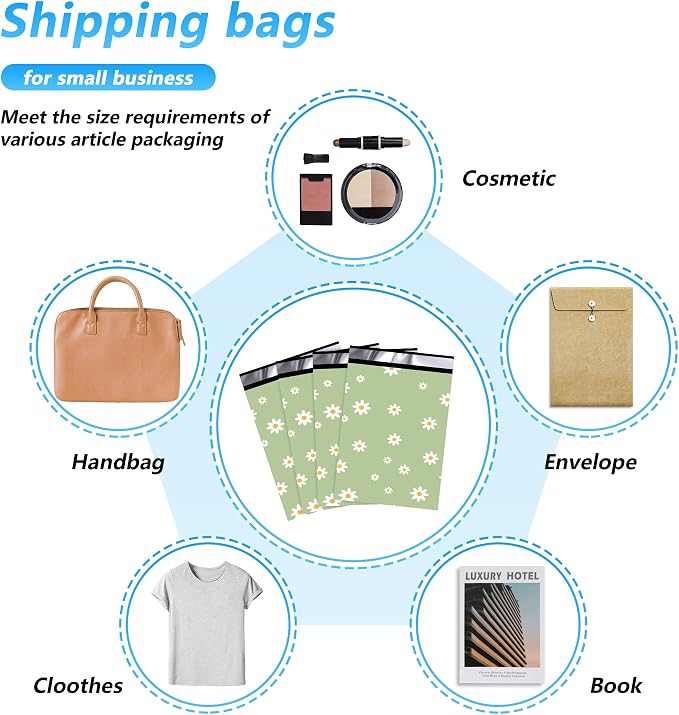 Thank You Poly Mailer 10x13 Inch 25 Pcs, Waterproof and Tear-Resistant Shipping - Image 8