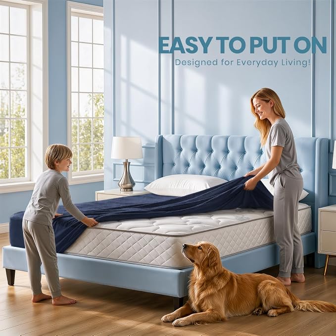 Utopia Bedding Waterproof Mattress Protector Twin XL Size, Premium Terry - Image 7