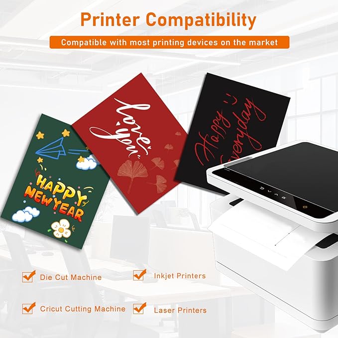 100 Sheets Christmas Red Cardstock 8.5 x 11 Certificate Paper, 75lb Heavyweight - Image 4