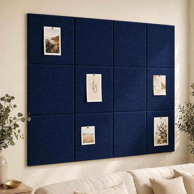 Felt Bulletin Board Tiles, Large Cork Board Alternative, 24 x 36 in | 0.35 in - Image 7