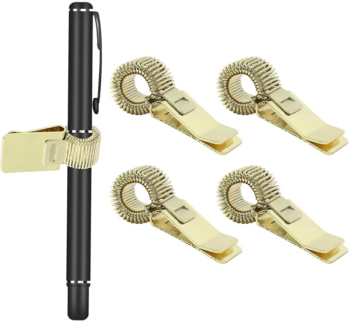 5 Pack Gold Metal Pen Holder, Pen Holder - Image 5