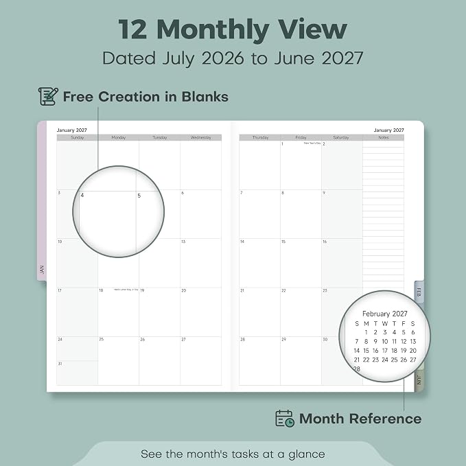 Planner 2026-2027 Monthly and Weekly Academic Planner July 2026 - Image 4
