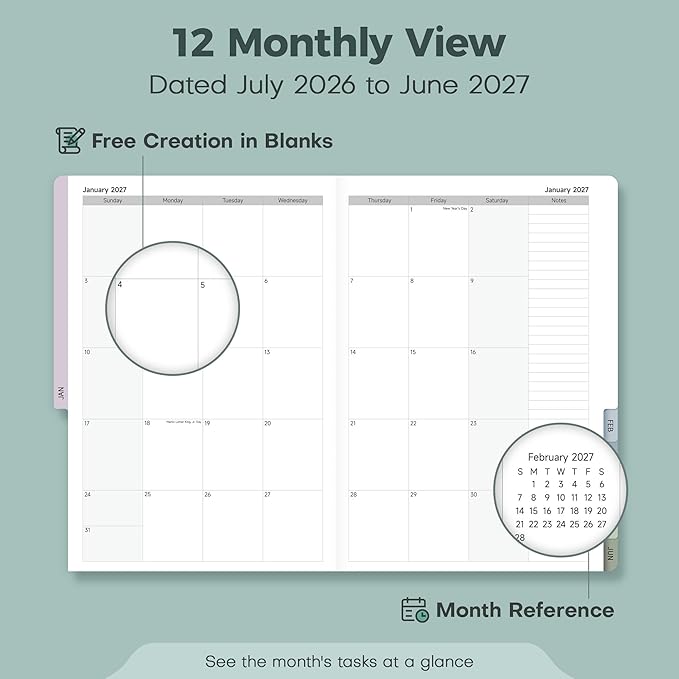 Planner 2026-2027 Monthly and Weekly Academic Planner July 2026 - Image 4