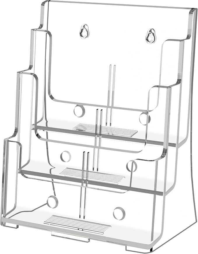 FUCDTEFC Acrylic Brochure Holder 8.5x11 by FUCDTEFC