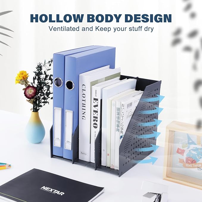 FRETONBA Collapsible Magazine File Holder - Image 3