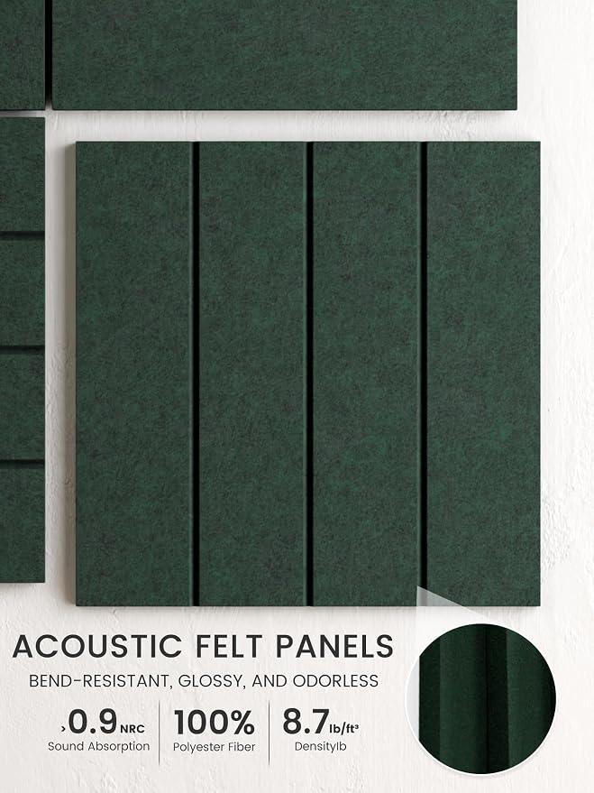 Bumusty Large Cork Board Alternative-48 x 36" Felt Bulletin Board Tiles - Image 3