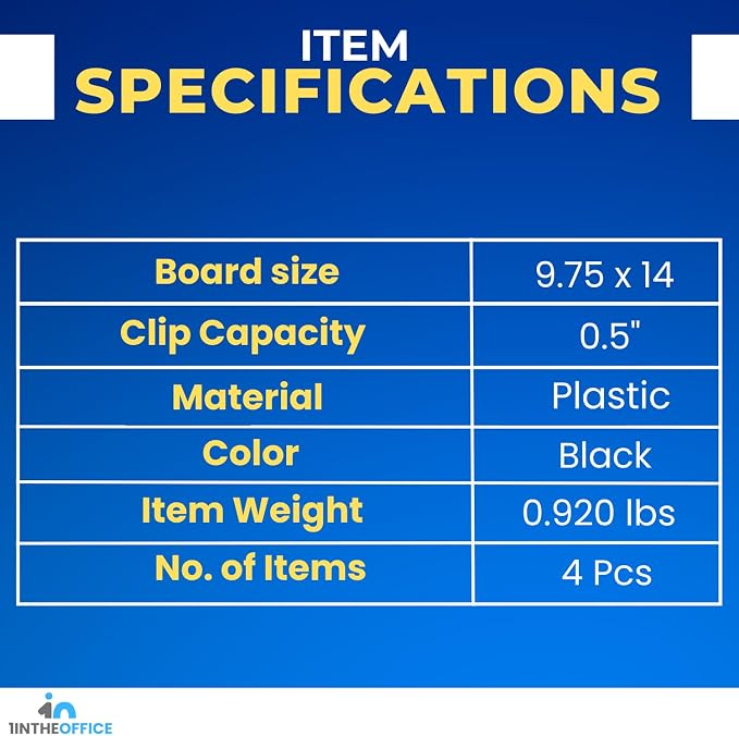 1InTheOffice Clipboard with Storage Box, Plastic Storage Clipboard - Image 6