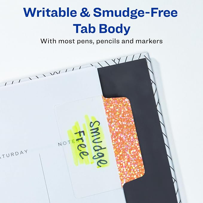Avery Multi-Use Ultra Tabs, Holographic Sunset Ombre Colors, 18 Repositionable - Image 5
