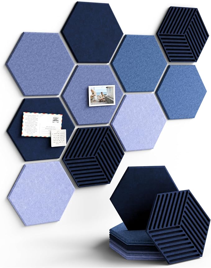 Fluxynara Hexagon Cork Board Alternative by FLUXYNARA