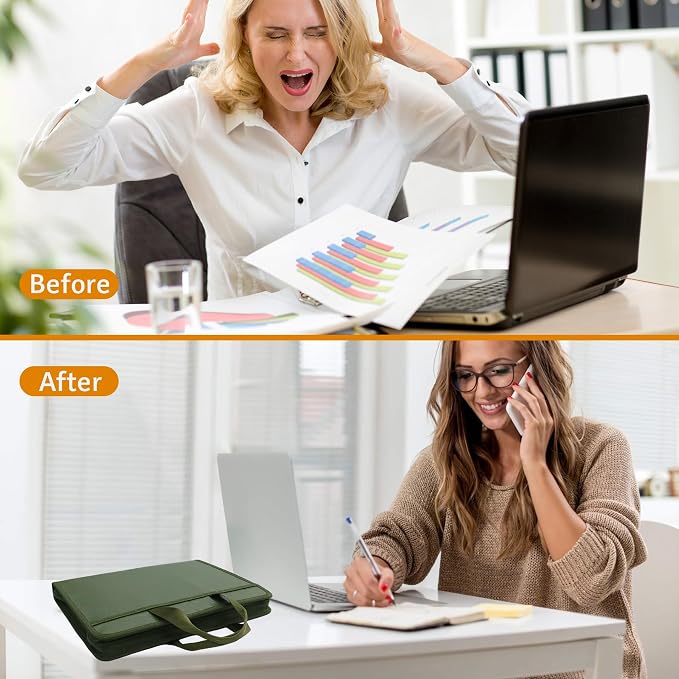 onvvippiv File Organizer Fireproof Expanding Accordion File Folder | Document - Image 7