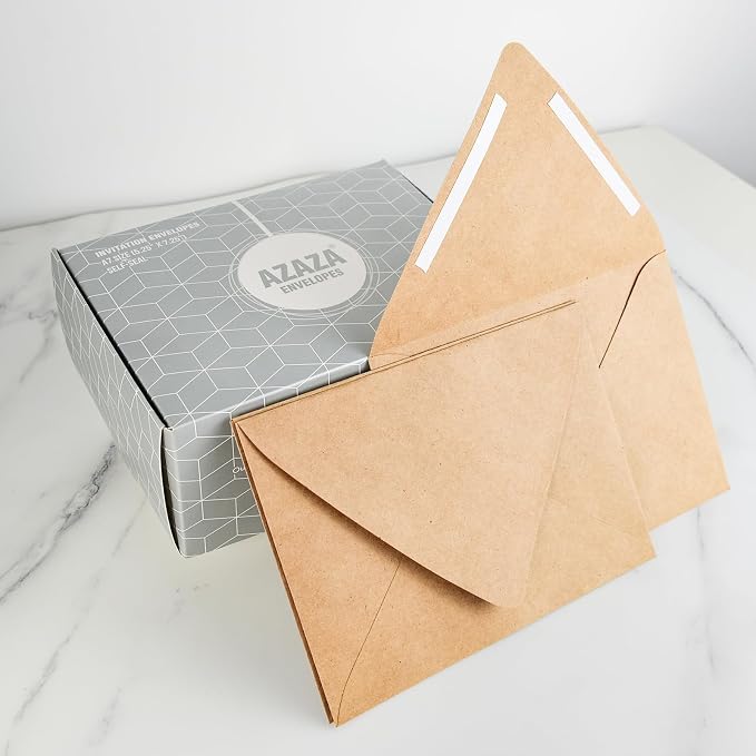 100 Pack 5x7 Brown Kraft Envelopes - Image 7
