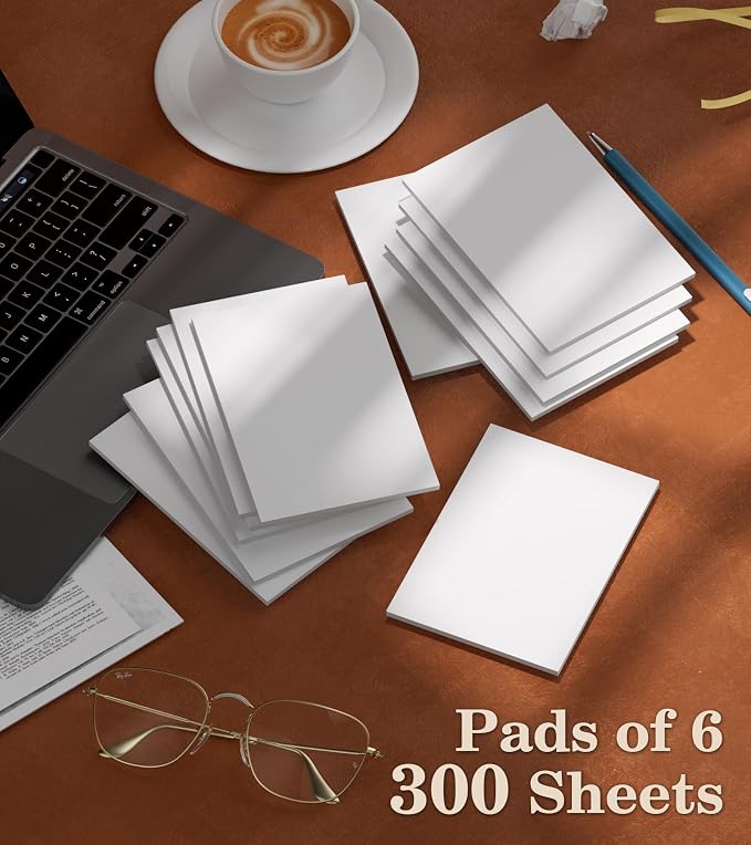 Note Pads 4x6 - Small Memo Pads - 12 Pack Server Note Pads - 50 Sheets Each - Image 7