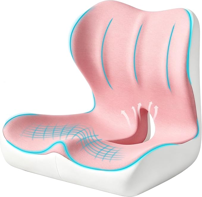 Seat Cushion for Office Chair and Car, Ergonomic Memory Foam Seat Cushion by Unknown